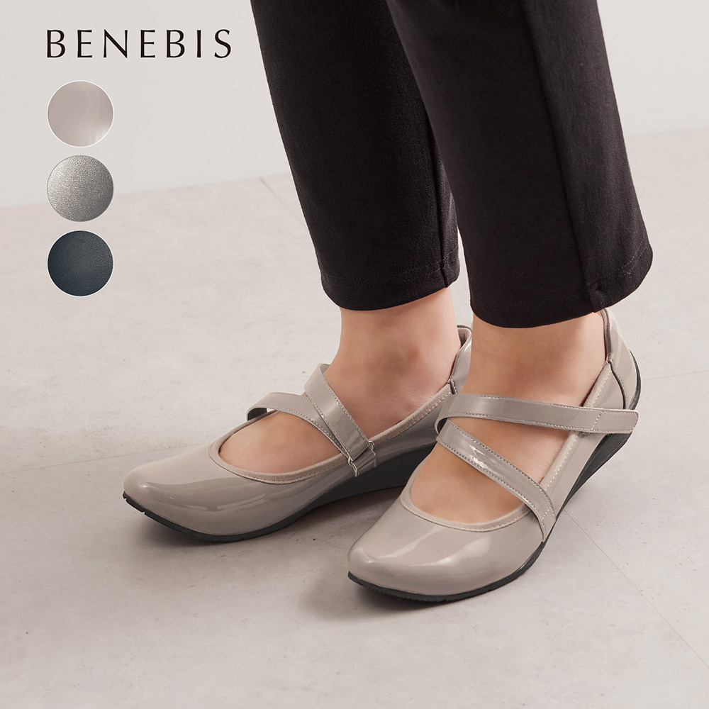 【ベネビス/BENEBIS】※ストラップシューズ【バレエスニーカー】