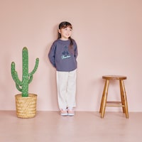 モデル身長110cm、110サイズ着用