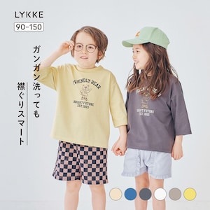 【リッケ/LYKKE】マイニチお洗濯してもよれにくい七分袖Tシャツ