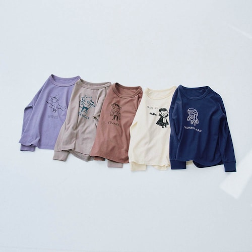 マイニチにたくさん欲しい袖リブ長袖Ｔシャツ5枚セット 【子供服】