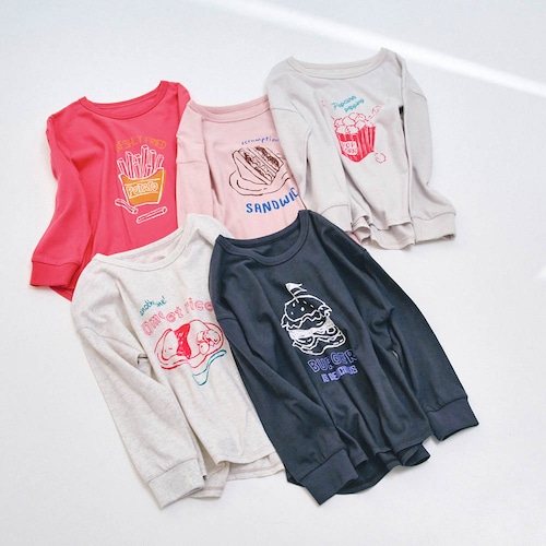 マイニチにたくさん欲しい袖リブ長袖Ｔシャツ5枚セット 【子供服】