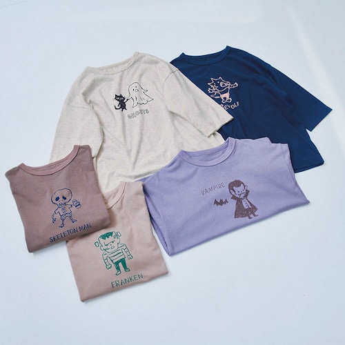 マイニチにたくさん欲しい七分袖Tシャツ5枚セット 【子供服】