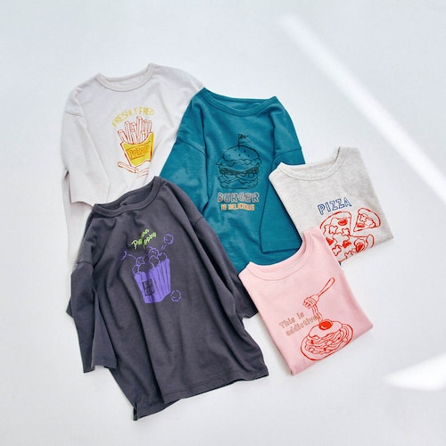 マイニチにたくさん欲しい七分袖Tシャツ5枚セット 【子供服】