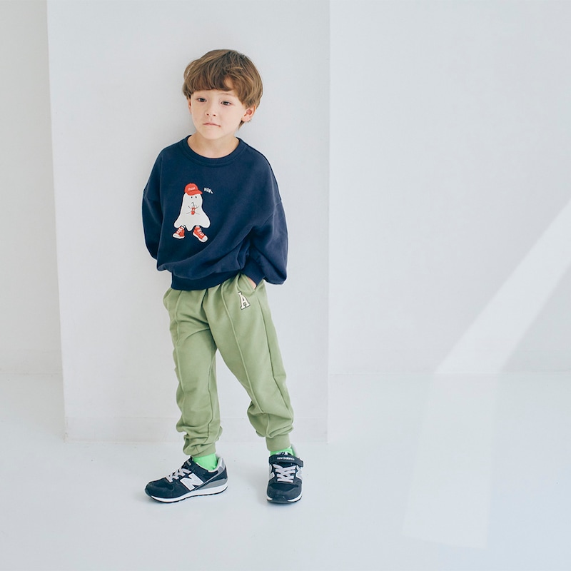 モデル身長110cm、110サイズ着用