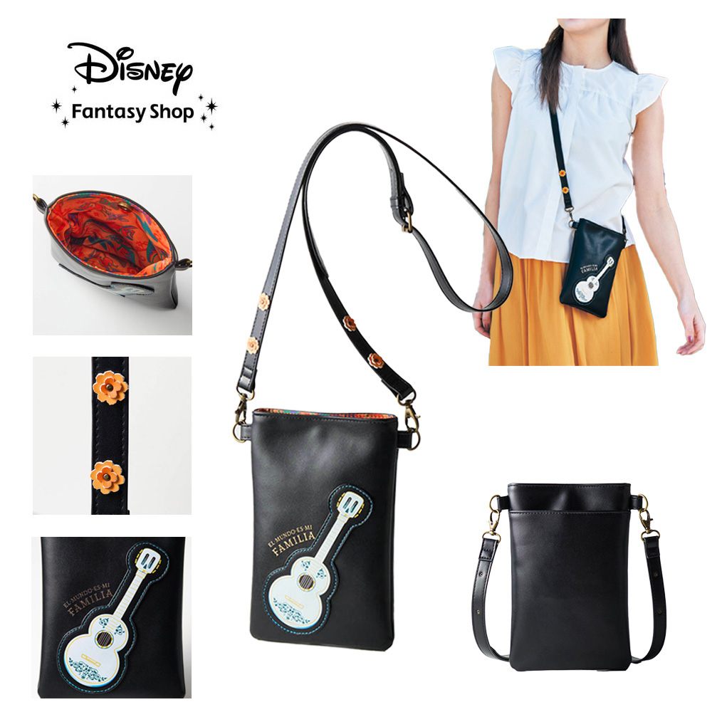 【ディズニー/Disney】ギターアップリケ付きスマートフォンショルダーバッグ「リメンバー・ミー」