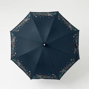 ブラック（刺繍のようなお花畑）
