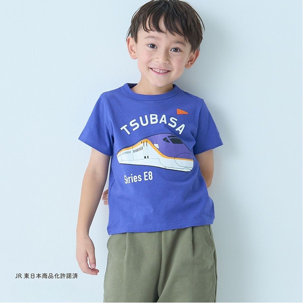 【鉄道シリーズ】【新柄登場】 薄くて涼しい名札ココ半袖Tシャツ 「新幹線シリーズ」