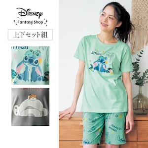 【ディズニー/Disney】Tシャツ & パイルパンツパジャマ(選べるキャラクター)