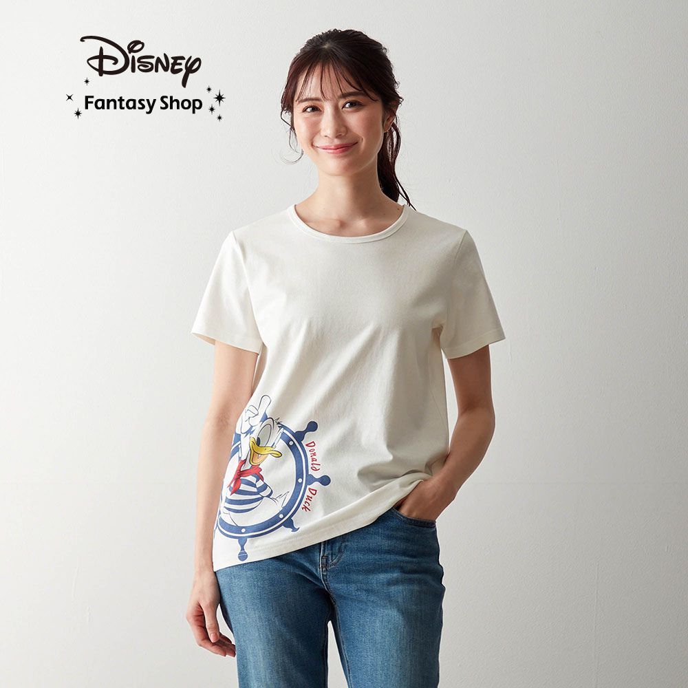 【ディズニー/Disney】身生地綿100%プリントTシャツ(選べるキャラクター) 【ディズニー/Disney】身生地綿100%プリントTシャツ(選べるキャラクター)