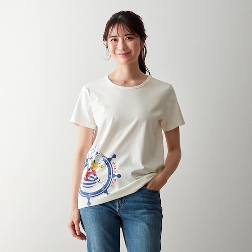 身生地綿100％プリントＴシャツ（選べるキャラクター）