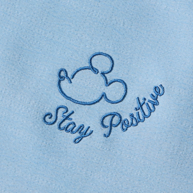 柄アップ　ライトブルー（ミッキーマウス）