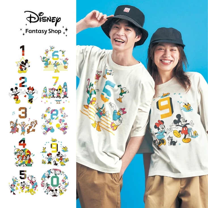 【プレゼントキャンペーン実施中】 特別な夏の思い出に作りに◎ ユニセックスナンバーTシャツ（選べるキャラクター）