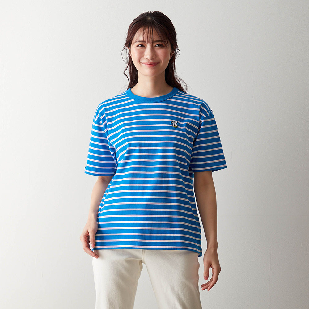 ユニセックスちびかお刺繍Tシャツ(選べるキャラクター)(ディズニー/Disney) ユニセックスちびかお刺繍Tシャツ(選べるキャラクター)(ディズニー/Disney)