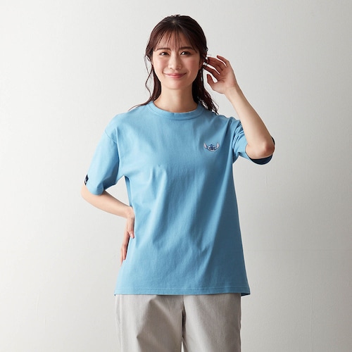 ユニセックスちびかお刺繍Ｔシャツ（選べるキャラクター）