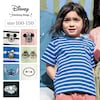 【ディズニー/Disney】キッズちびかお刺繍Tシャツ(選べるキャラクター)