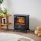 コンパクトなインテリア暖炉「Tiny Stove」 【リアルな炎演出　最大1200W】
