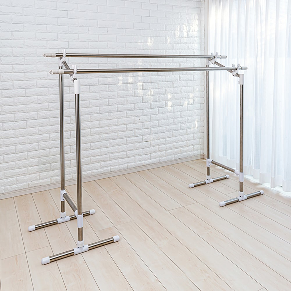場所を取らない形状だから、屋内での使用にも。