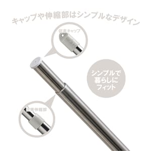 軽量＆シンプルなデザインで取り扱いが簡単