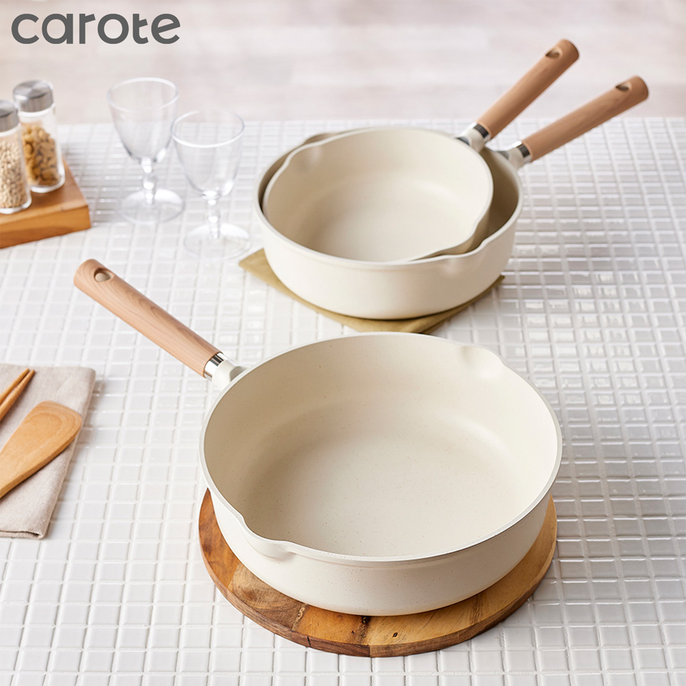 【カローテ/carote】「COSY-ICE」マルチに使える深型フライパン 【IH/ガス火対応】 【カローテ/carote】「COSY-ICE」マルチに使える深型フライパン 【IH/ガス火対応】