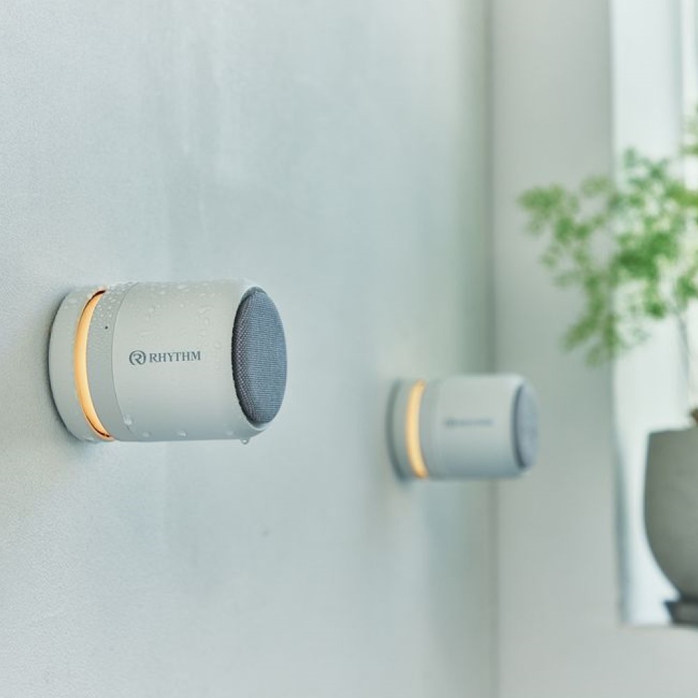 【ベルメゾン】どこでも臨場感ある音体験、くつろぎのシアタースピーカー 【ワイヤレス マグネット付き 防水 お風呂時間に】