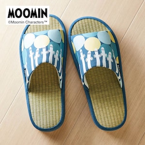 【ムーミン/MOOMIN】夏の足元に、さらっと爽やかな癒しを。天然い草 ふっくらウレタン入りスリッパ 「ムーミン」
