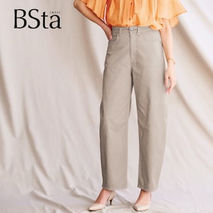 【スタイルノート/StyleNote】【BSta】きれいめカーヴィーデニムパンツ