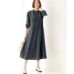 【スタイルノート/StyleNote】ウエストタックですっきり見えワンピース