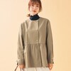 【スタイルノート/StyleNote】シャンブレー素材のAラインコート