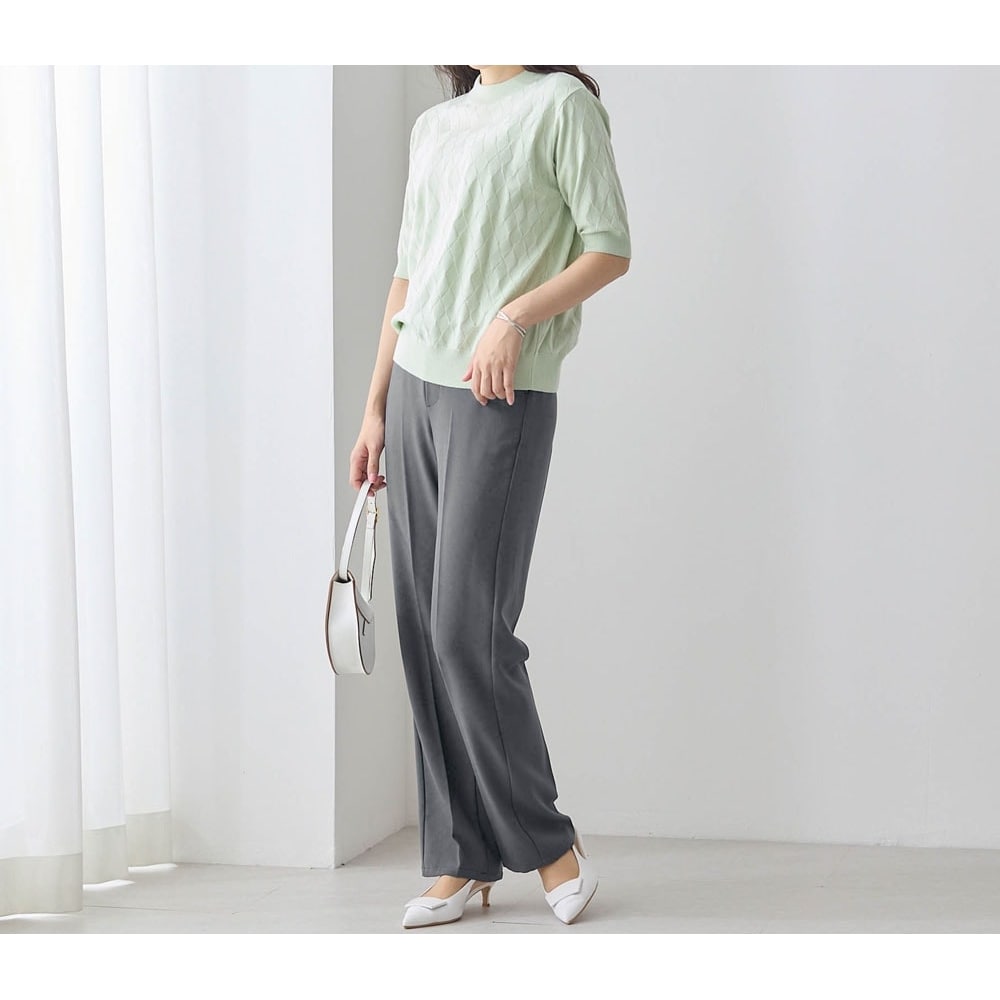 モデル身長170cm／M ※写真は撮影用のため股下+6cmになります。