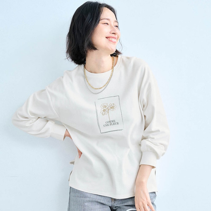 オフホワイト（フラワー）