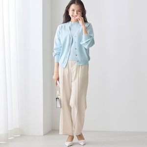モデル身長170cm／M ※写真は撮影用のため股下+6cmになります。