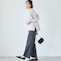 モデル身長169cm／M ※写真は撮影用のため股下+6cmになります。
