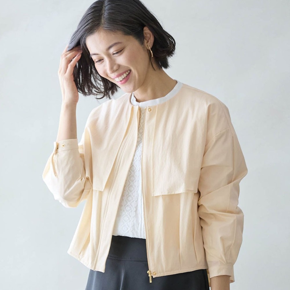 【スタイルノート/StyleNote】コンパクトデザインブルゾン【撥水】 【TV newsおかえり で着用されました】