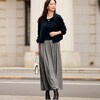 【スタイルノート/StyleNote】襟付きニットカーディガン+ドッキングワンピース 2点セット