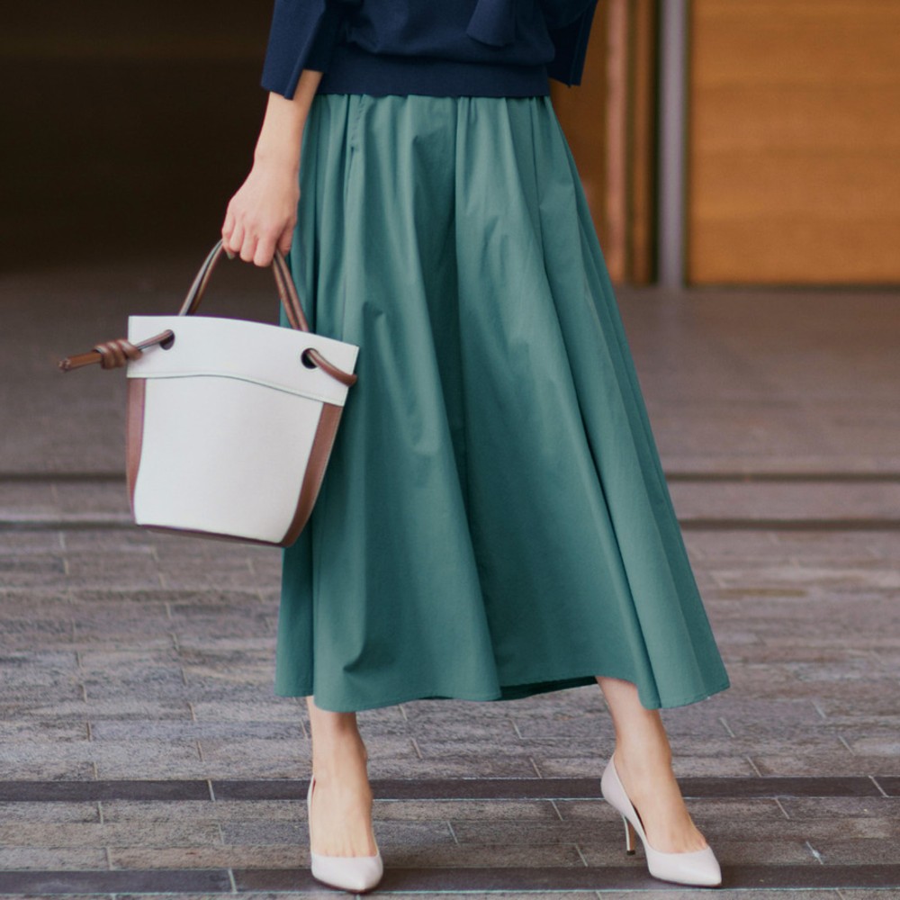 【スタイルノート/StyleNote】フレアスカート【撥水】 【TV newsおかえり で着用されました】