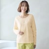 【2点セット】チュール/ニット▼チュール・旬な装いを印象付けるチュールトップス・合わせるアイテム次第で初夏まで活躍▼ニット・ソフトな風合いのシンプルニット・まだ肌寒い時季から春らしいシアー感を楽しめる