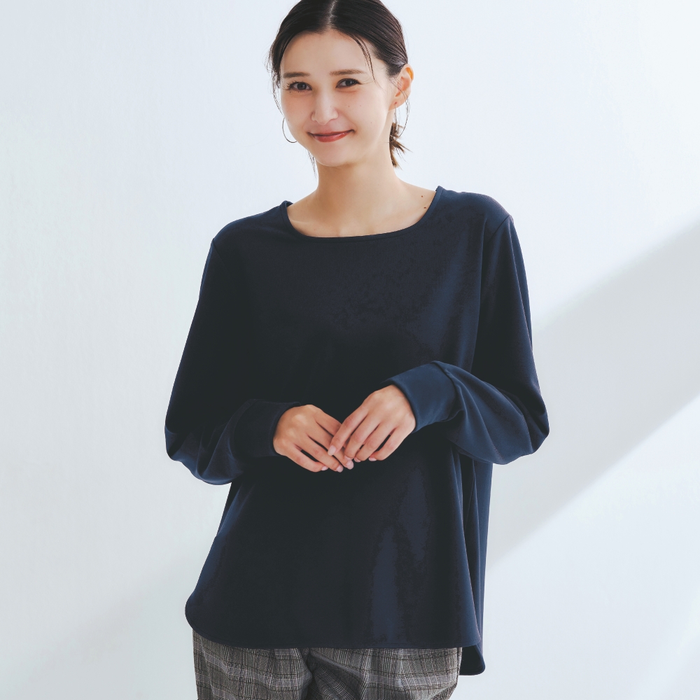 【スタイルノート/StyleNote】週3使える透けにくいカットTブラウス