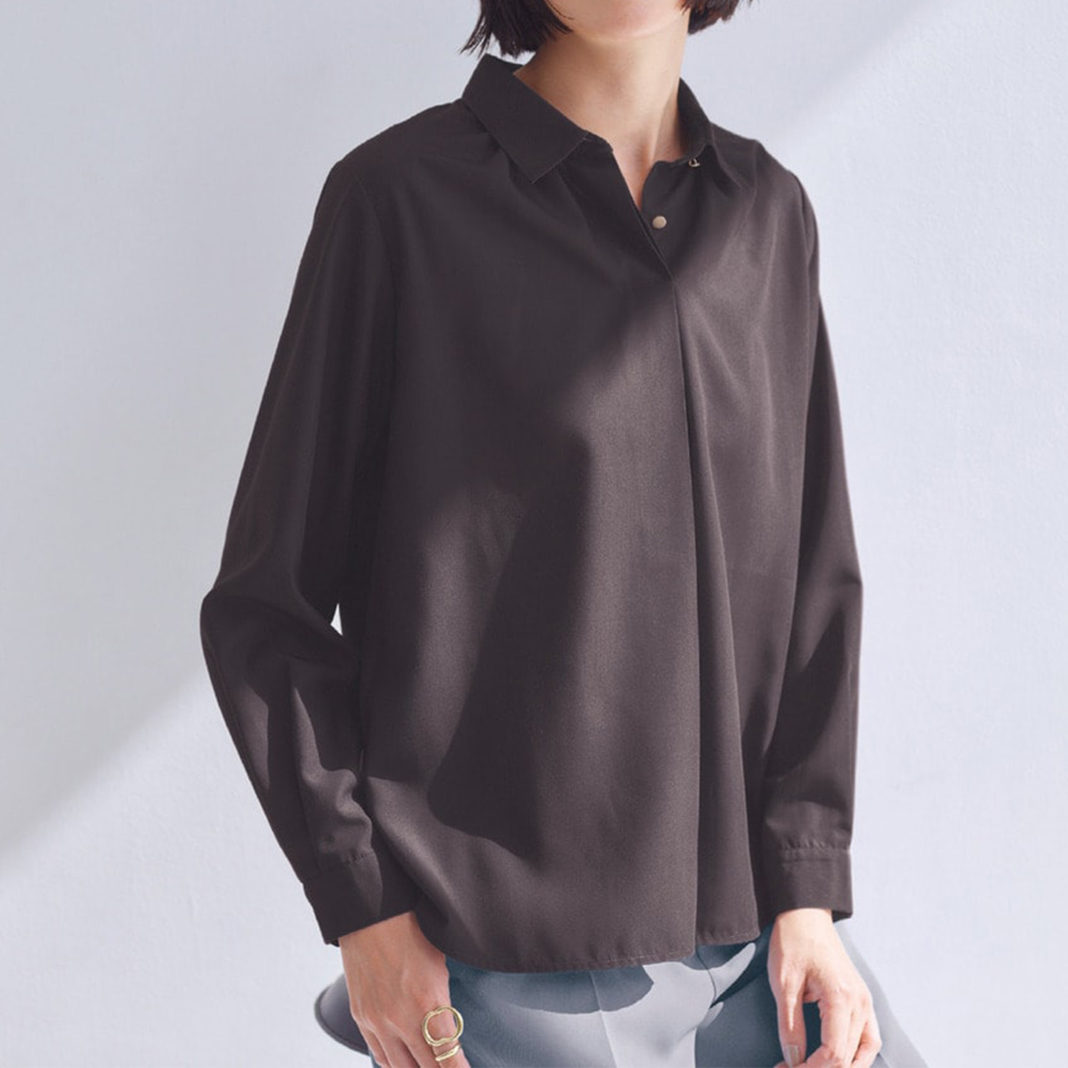 【スタイルノート/StyleNote】シワになりにくい襟付きシャツ