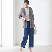 モデル身長173cm／M ※写真は撮影用のため股下+6cmになります。