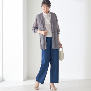モデル身長173cm／M ※写真は撮影用のため股下+6cmになります。