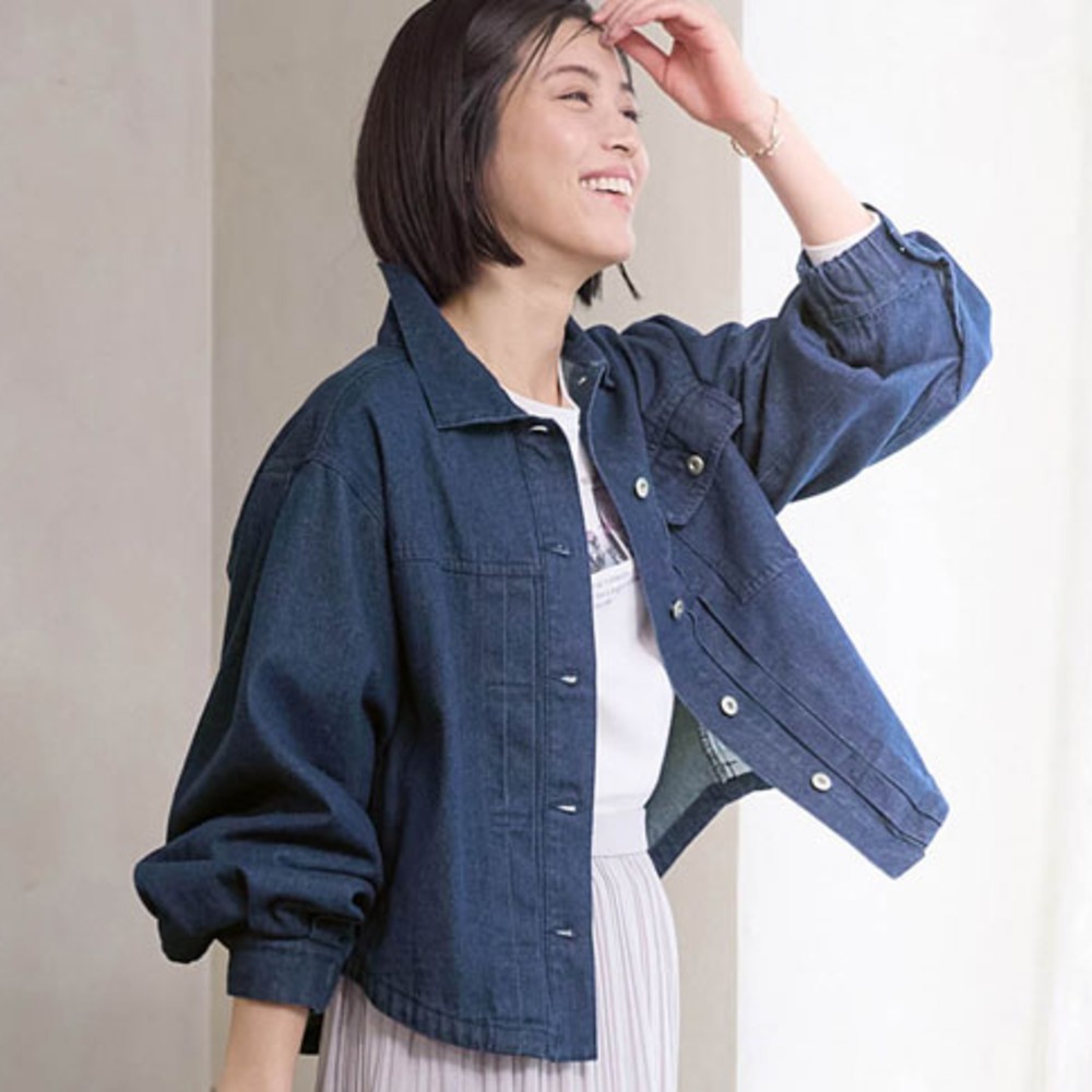 【スタイルノート/StyleNote】【12月9日セール追加】 デニムGシャツジャケット
