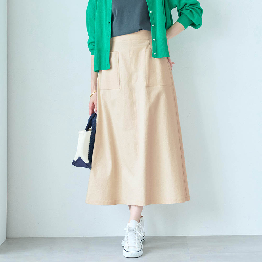 【スタイルノート/StyleNote】ポケットデザインカジュアルスカート