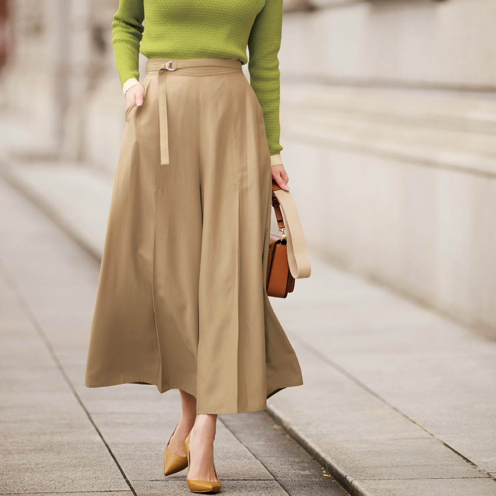 【スタイルノート/StyleNote】スカート風ワイドパンツ 【TV newsおかえり で着用されました】