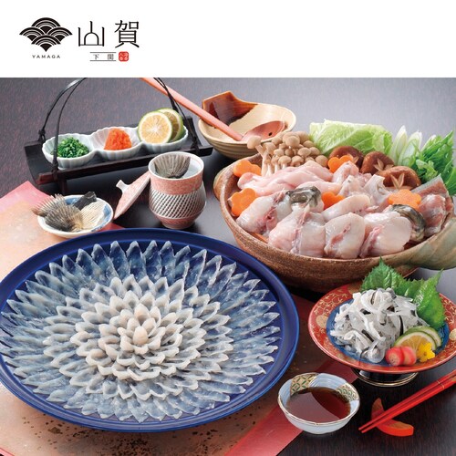 とらふぐ料理セット3～4人用 ちり鍋セット／刺身セット