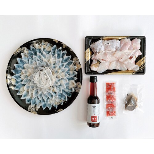 とらふぐ料理セット3～4人用 ちり鍋セット／刺身セット