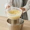 0.9mmの細いパスタ、カッペリーニの水切りも可能です。