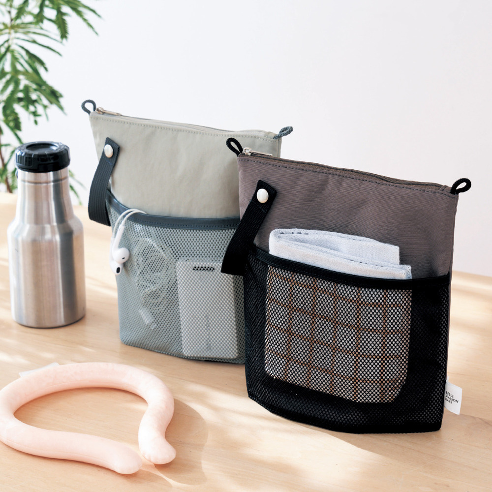 【BELLE MAISON DAYS】2WAYで使えるマチ有り保冷ポーチ