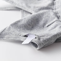 洗濯ネームはカップ入れ口の内側に縫い付け肌にあたりにくい