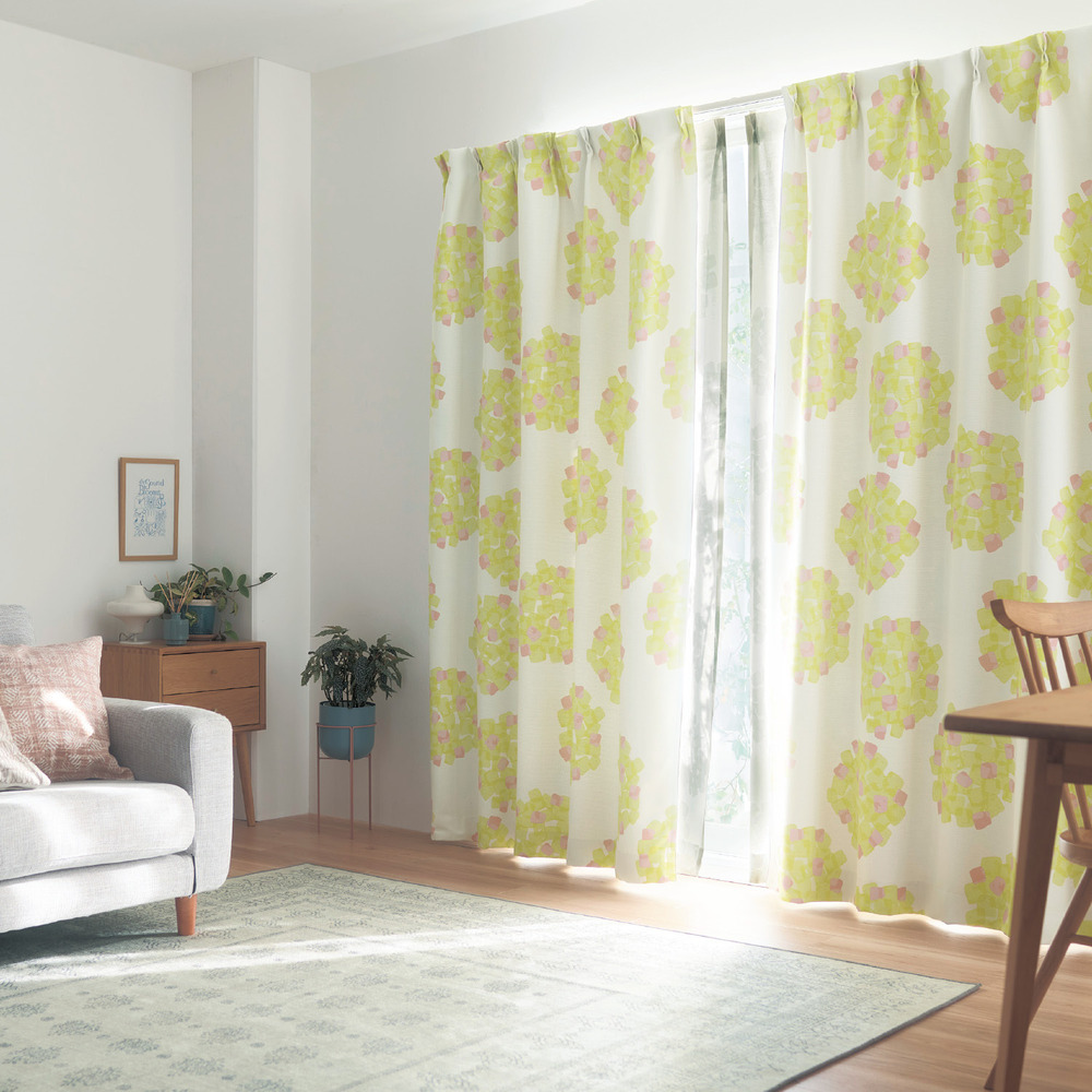 北欧調デザインの遮光・遮熱カーテン <2枚組/1枚> 北欧調デザインの遮光・遮熱カーテン <2枚組/1枚>