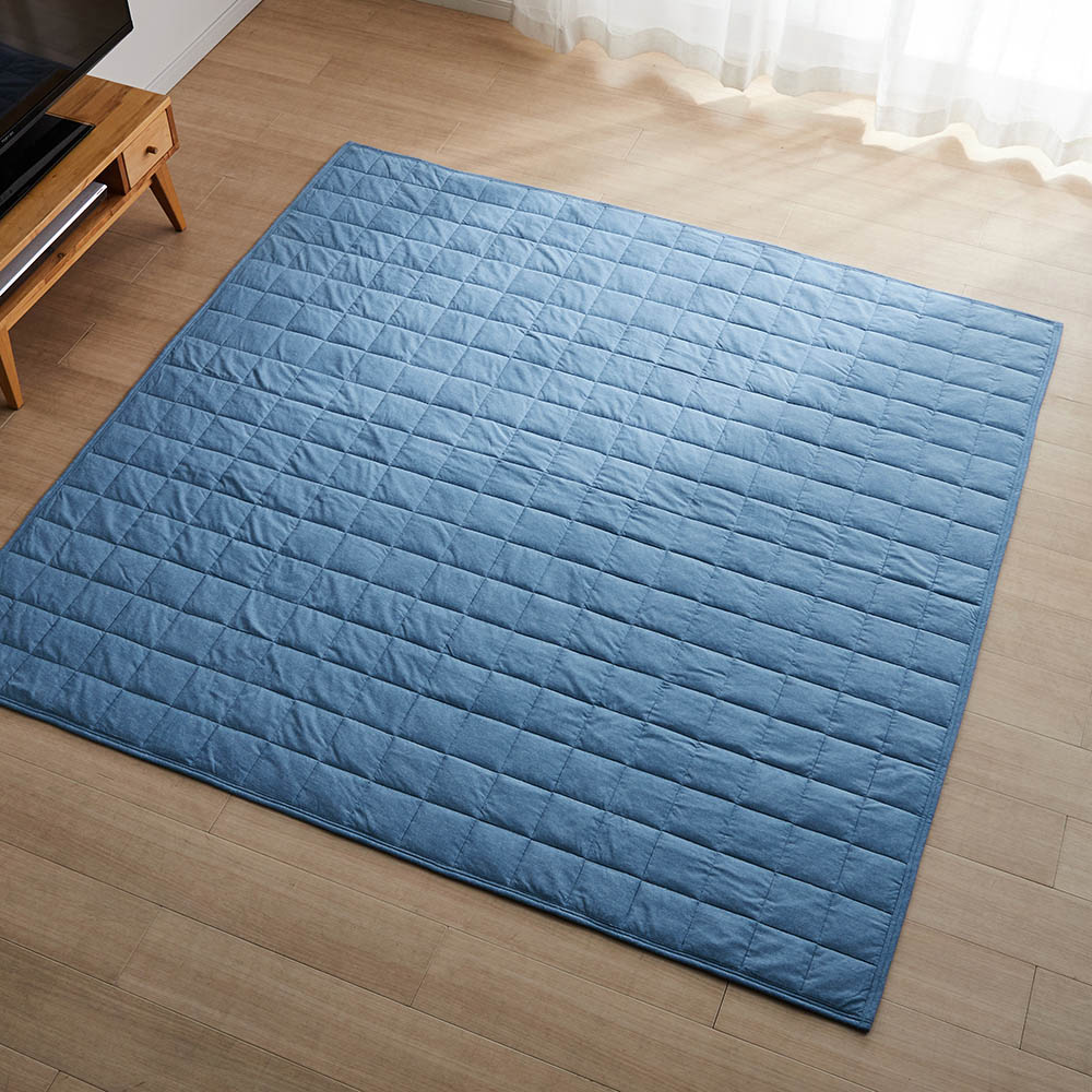 リネンコットンのキルトラグ(ラブザリネン/Love the Linen) リネンコットンのキルトラグ(ラブザリネン/Love the Linen)